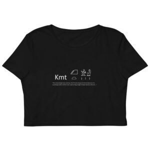 Kmt Definition Black Organic Crop Top