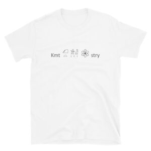 Kmt-stry White Tee Low Contrast