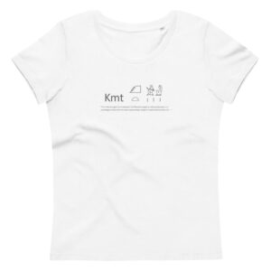 Kmt Definition White Low Contrast Fitted Eco Tee