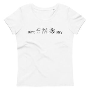 Kmt-stry White Fitted Eco Tee